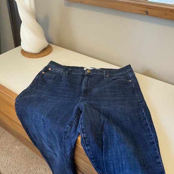 GAP High Rise True Skinny Jeans - 33R - Dark Wash - Picture 2 of 4